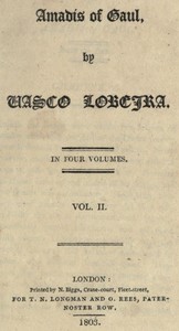 Cover of Amadis of Gaul, Vol. 2 — Context and Discussion