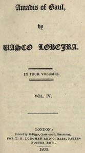 Cover of Amadis of Gaul, Vol. 4 — Text and Context